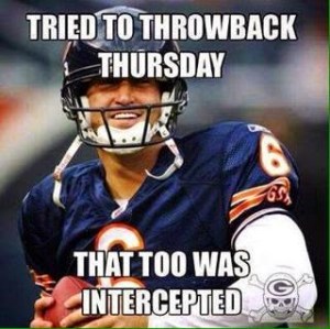 Tried to throwback thursday that too was intercepted